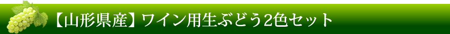 【山形県産】ワイン用生ぶどう2色セット