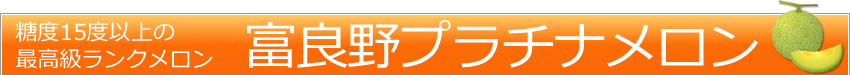 北海道産「富良野プラチナメロン」