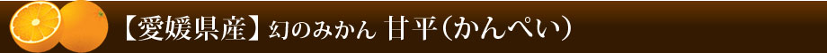 愛媛産　甘平