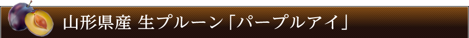 山形県産 生プルーンパープルアイ