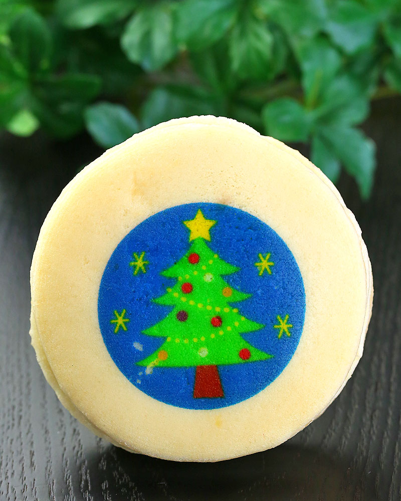 クリスマス イラスト入り もっちり白いどら焼き 3 10個入り 短納期 白どら お菓子 日本ロイヤルガストロ倶楽部