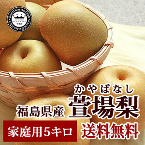 ご家庭用 萱場梨(赤梨/5kg)