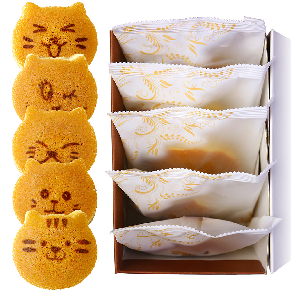 猫のお菓子ネコどら(5個入り)